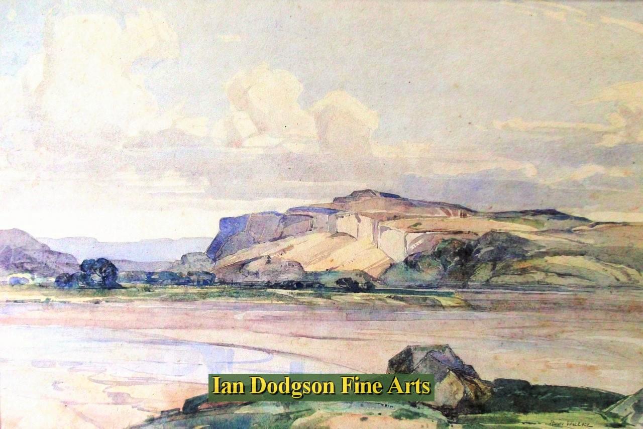 Robin Wallace - Scout Scar, Underbarrow, Kendal Watercolour (c1930)