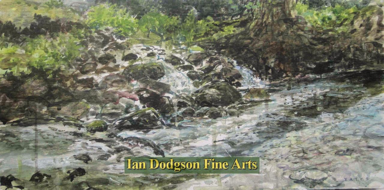 Jeremy Yates - Ogwen Study 5 Acrylic on panel (undated)