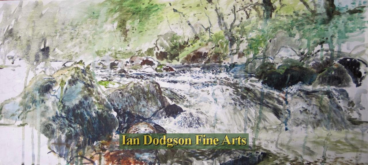 Jeremy Yates - Ogwen Study 1 Acrylic on panel (c2015)