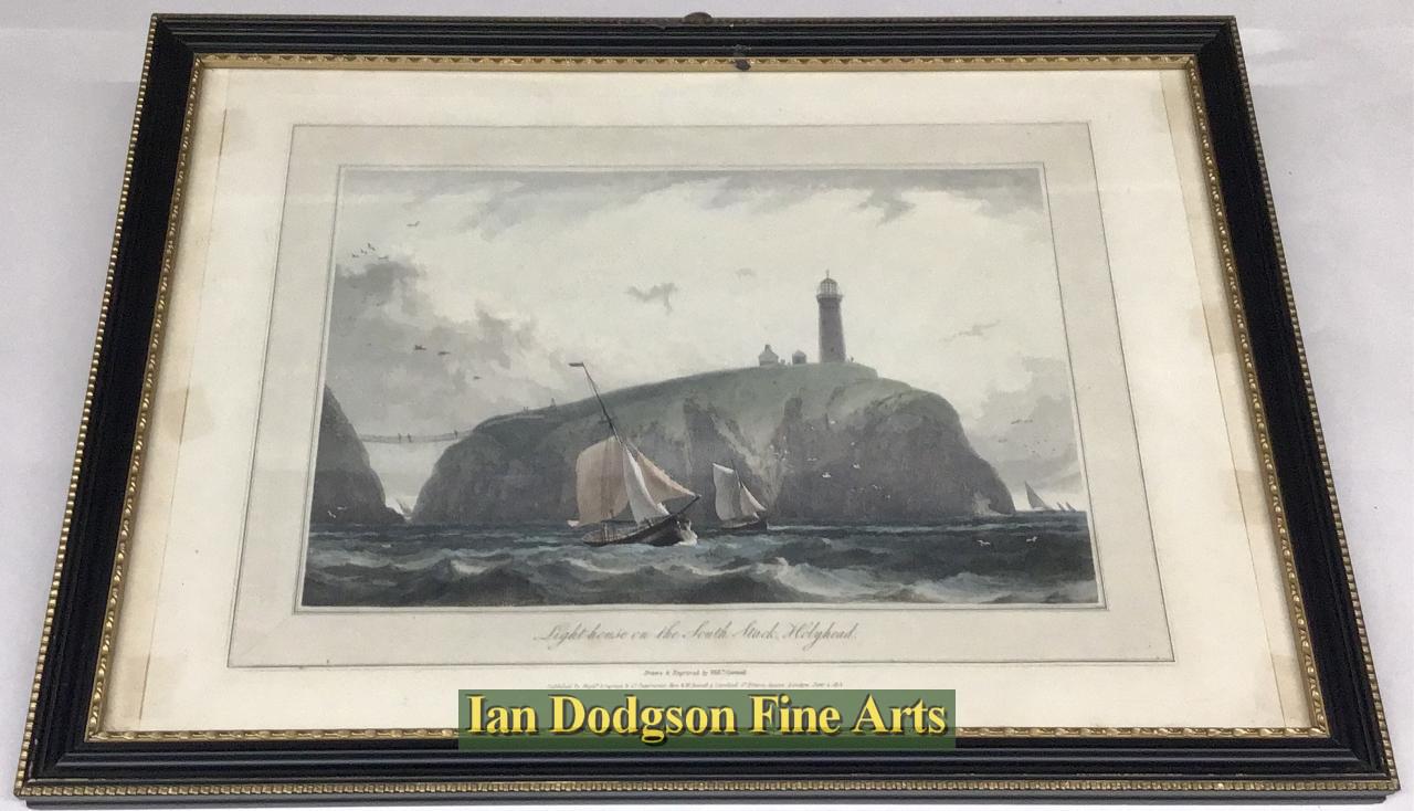 South Stack, Holyhead by William Daniell