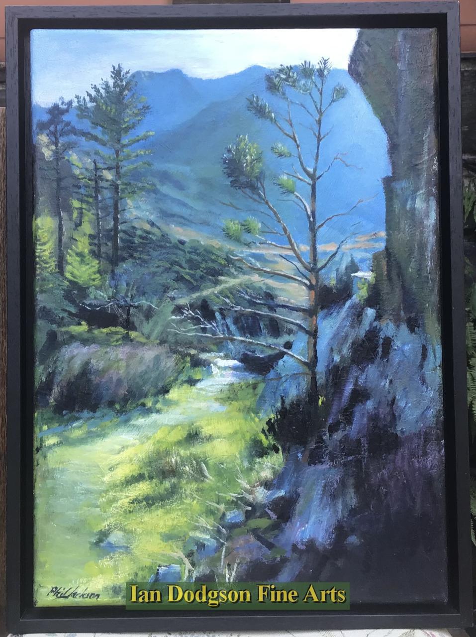 Phil Jackson - Stream to Llyn Idwal Oil on canvas (2023)