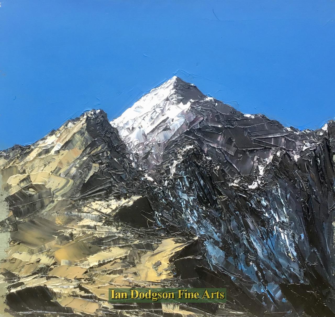 Wyn Hughes - Crib Goch Oil on board (2023)