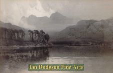 Langdales from Blea Tarn by Arthur Tucker