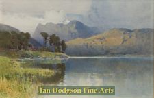 Langdales from Blea Tarn by Arthur Tucker
