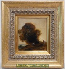 'David Cox Snr O.W.S. - Figures by a Tree