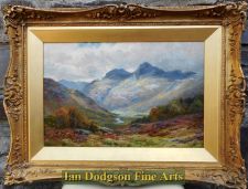 'James Henry Crossland R.A. R.C.A. - The Langdale Pikes