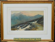'James Jackson Curnock ARCA, RA. - Snowdonia, The Slabs and Devils Kitchen