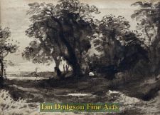 Woodland Scene with a Distant Town by John Varley