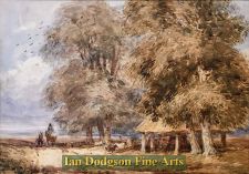Autumn landscape by David Cox Snr