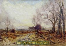 'William Manners R.A, R.B.A. - Evening Light, A February Day