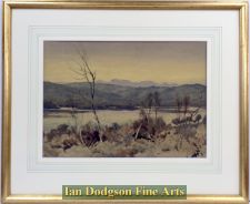 Coniston Fells from Cartmel Fells by Bernard Eyre Walker